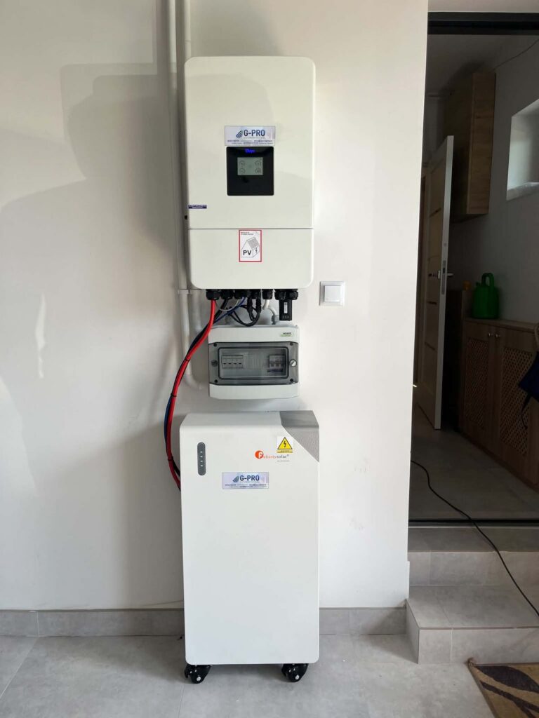 Magazyn energii w pomieszczeniu technicznym